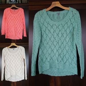 Charlotte Russe Sweater Lot X3